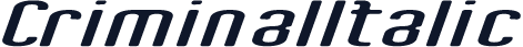 CriminalItalic