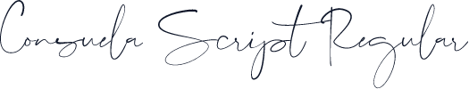 Consuela Script Regular