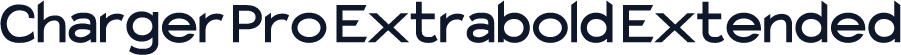 Charger Pro Extrabold Extended