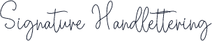 Signature Handlettering
