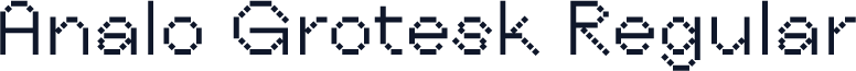 Analo Grotesk Regular