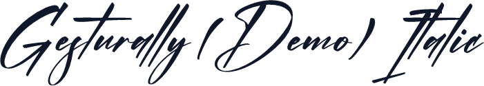 Gesturally (Demo) Italic