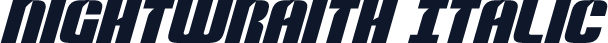 Nightwraith Italic