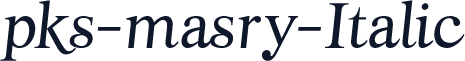 pks-masry-Italic