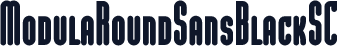 ModulaRoundSansBlackSC