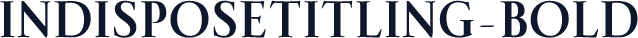 IndisposeTitling-Bold