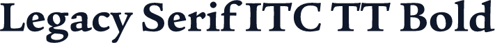 Legacy Serif ITC TT Bold