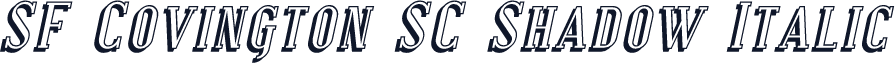 SF Covington SC Shadow Italic