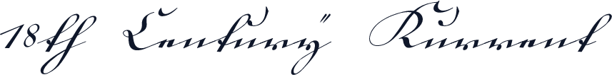 18th Century Kurrent