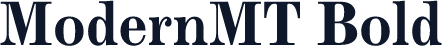 ModernMT Bold