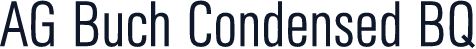 AG Buch Condensed BQ