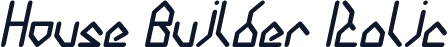 House Builder Italic