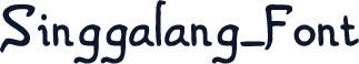 Singgalang_Font