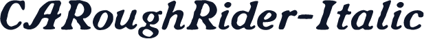 CARoughRider-Italic