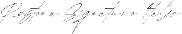 Rostera Signature Italic