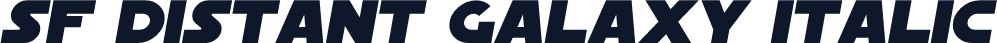 SF Distant Galaxy Italic
