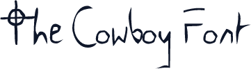 The Cowboy Font