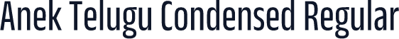 Anek Telugu Condensed Regular