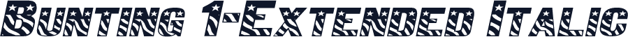 Bunting 1-Extended Italic