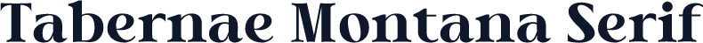 Tabernae Montana Serif