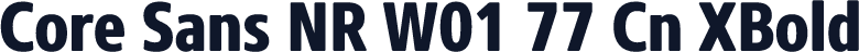 Core Sans NR W01 77 Cn XBold