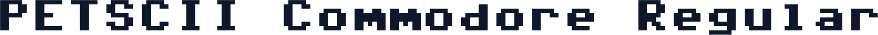 PETSCII Commodore Regular