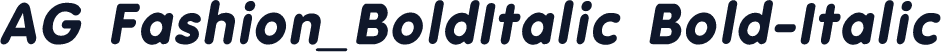 AG Fashion_BoldItalic Bold-Italic