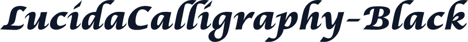 LucidaCalligraphy-Black