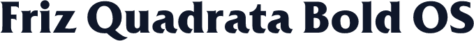 Friz Quadrata Bold OS