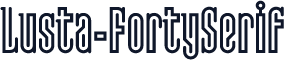 Lusta-FortySerif