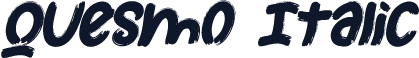 Quesmo Italic