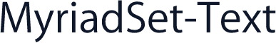 MyriadSet-Text