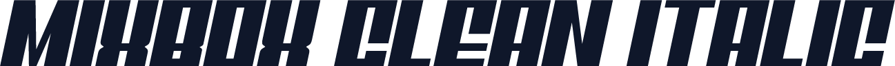 Mixbox Clean Italic