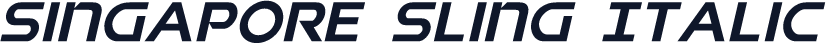 Singapore Sling Italic