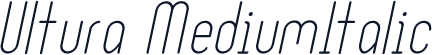 Ultura MediumItalic