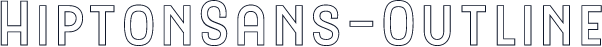 HiptonSans-Outline