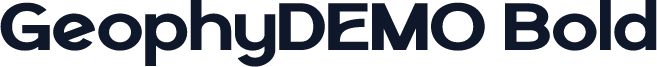 GeophyDEMO Bold