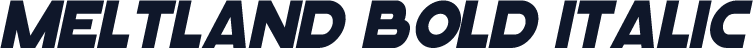 Meltland Bold Italic