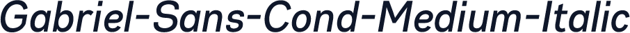 Gabriel-Sans-Cond-Medium-Italic