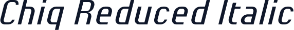 Chiq Reduced Italic
