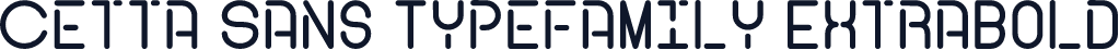 Cetta Sans Typefamily ExtraBold