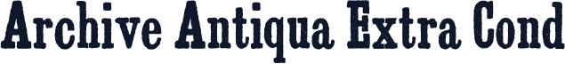 Archive Antiqua Extra Cond
