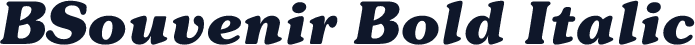 BSouvenir Bold Italic