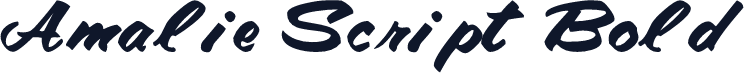 Amalie Script Bold