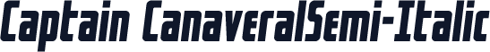 Captain CanaveralSemi-Italic