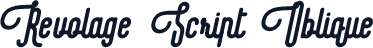 Revolage Script Oblique