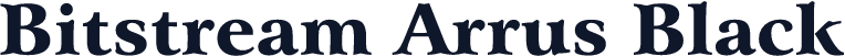 Bitstream Arrus Black