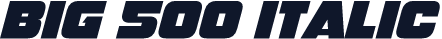 Big 500 Italic