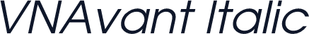 VNAvant Italic