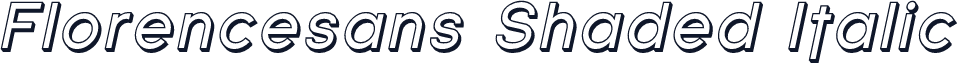 Florencesans Shaded Italic